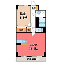 S-FORT宇都宮南大通り  ｜ 栃木県宇都宮市南大通り3丁目（賃貸マンション1LDK・3階・52.93㎡） その2