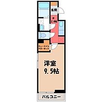 ファインヒルズ  ｜ 栃木県宇都宮市今宮4丁目（賃貸アパート1K・1階・30.42㎡） その2