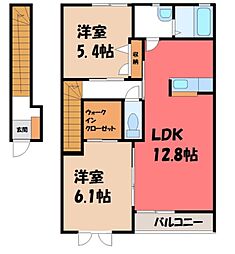 グレイスHAL II A 2階