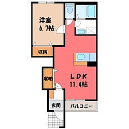間取図画像 1LDK