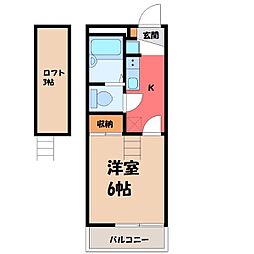 JR東北本線 雀宮駅 徒歩19分