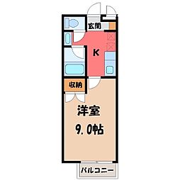JR東北本線 宇都宮駅 バス19分 下海道町下車 徒歩18分 1階/-