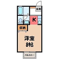 JR日光線 鶴田駅 徒歩27分 2階/-