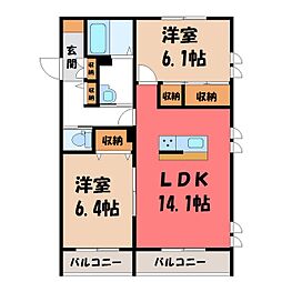 JR日光線 鶴田駅 徒歩7分