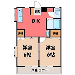 ヴィラ星ヶ丘 2階/-