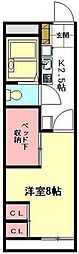 間取図画像 1K
