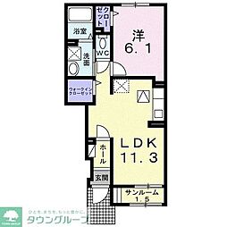 間取図画像 1LDK