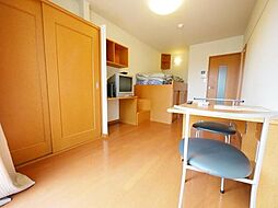 JR高崎線 北本駅 徒歩25分の賃貸アパート 2階1Kのリビング/ダイニング