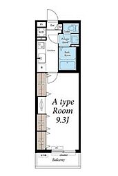 湘南新宿ライン高海 桶川駅 徒歩9分の賃貸アパート 2階1Kの間取り