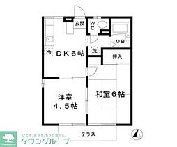 間取図画像 2DK