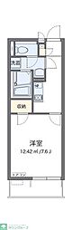レオパレスクレイノサンライズ3 1Kの間取図画像