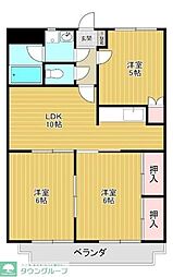 ヴェルジェ・ボヌール 3LDKの間取図画像