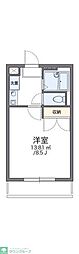 レオパレス陽光邸 1Kの間取図画像