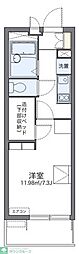 レオパレスNeeds 1Kの間取図画像