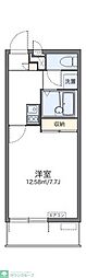 レオパレストシミ 1Kの間取図画像
