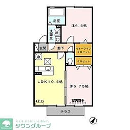 1stプレジオ 2LDKの間取図画像
