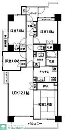 レールシティ大宮壱番館 4LDKの間取図画像