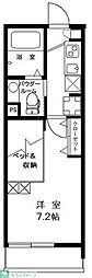 Mystyle氷川参道 1Kの間取図画像