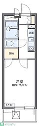 レオパレスプリマベーラ大成 1Kの間取図画像