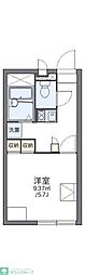 レオパレスK&K 1Kの間取図画像