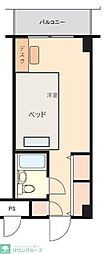 CasadeTodos鴻巣 ワンルームの間取図画像