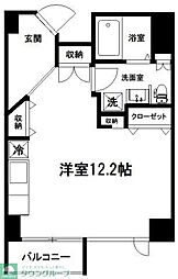 樹峰 1DKの間取図画像