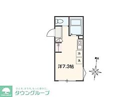 MELLAS日進Terrace ワンルームの間取図画像