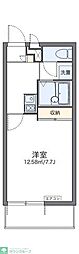 レオパレスカンパネラ 1Kの間取図画像