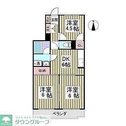 メゾンセレステー指扇 3SDKの間取図画像