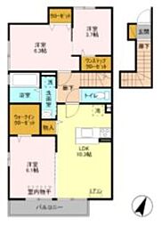 ロビン本郷 3LDKの間取図画像