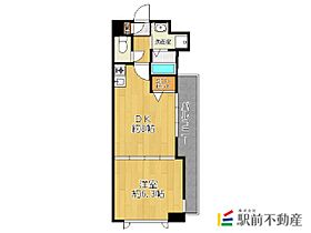 リード中央町 1201 ｜ 福岡県久留米市小頭町3-7（賃貸マンション1DK・12階・31.69㎡） その2