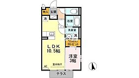 オリーヴァ東合川 101 ｜ 福岡県久留米市東合川7丁目3-10（賃貸アパート1LDK・1階・33.39㎡） その2