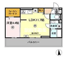 Augusta 303 ｜ 福岡県久留米市津福本町634-1（賃貸アパート1LDK・3階・39.63㎡） その2