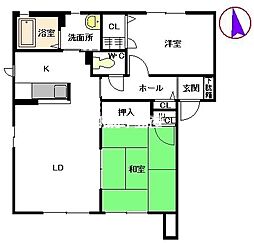 シャンティ小森野B棟 1階