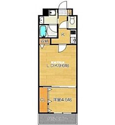 ラトナス 2Kの間取図画像