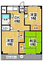 北ノ浜マンション 406 ｜ 徳島県鳴門市撫養町大桑島字北ノ浜82（賃貸マンション3DK・4階・55.88㎡） その2