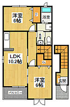 グレイスフルＢ 201 ｜ 徳島県鳴門市撫養町木津561-1（賃貸アパート2LDK・2階・57.02㎡） その2