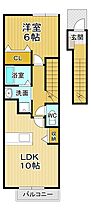 ソレイユ北島2Ｃ 202 ｜ 徳島県板野郡北島町中村字江口12番地1（賃貸アパート1LDK・2階・41.98㎡） その2