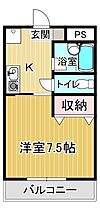 カレッジハウス北野1 1-1E ｜ 徳島県鳴門市鳴門町三ツ石字南大手14-16（賃貸マンション1K・1階・23.04㎡） その2