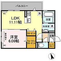 シエル 305 ｜ 徳島県徳島市川内町榎瀬788-2（賃貸アパート1LDK・3階・42.79㎡） その2