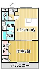間取図画像 1LDK
