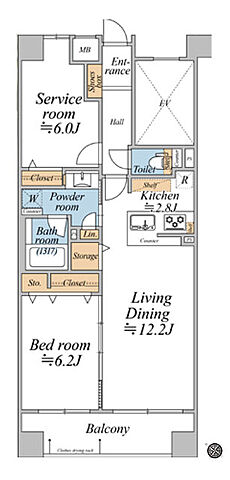 間取り レーベンハイム板橋フィーリア 1階/-