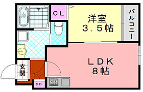 H-maison加美正覚寺XII 304 ｜ 大阪府大阪市平野区加美正覚寺1丁目20-8（賃貸アパート1LDK・3階・27.37㎡） その2