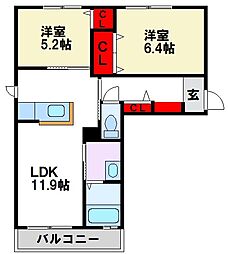 シャーメゾン和 1階
