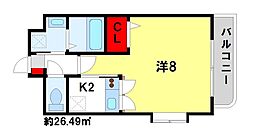 プラシード ヴィラ 3階