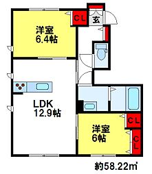 ラ・セゾン眞澄 A 1階