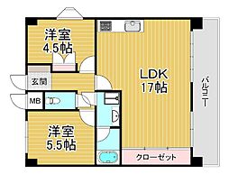 リベラルマンション白木原 3階