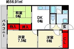 コトブキハイツ 3階/303