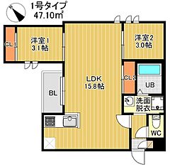 物件の間取り