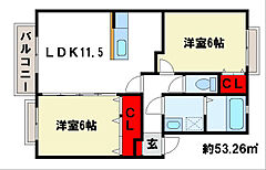 物件の間取り